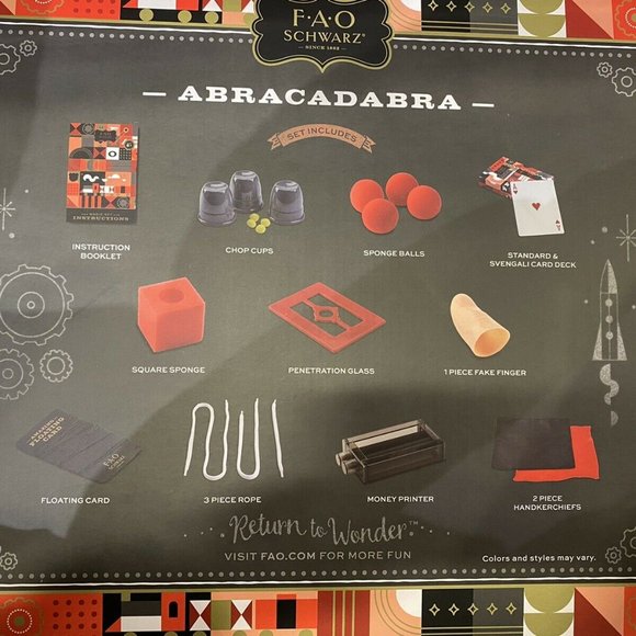FAO Schwarz Ultimate Magic Set Become Master Magician 275 Tricks 23 Pc Set - Picture 4 of 16